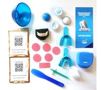 Jesse Dent - DIY Dentures, Customizable Kit with 12 Pieces, Simple to Use. Home Denture Solution for an Ideal Smile