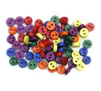 Jesse James Dress It Up Embellishments-Tiny Round Buttons - Primary