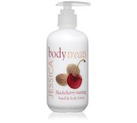 JESSICA Body Treats Hand and Body Lotion, Blackcherry Nutmeg, 245 ml