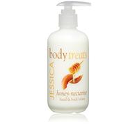 JESSICA Body Treats Hand and Body Lotion, Honey Nectarine, 245 ml