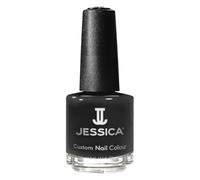 JESSICA Custom Colour Long Lasting Nail Polish, Black Lustre, 14.8ml