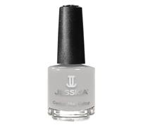 JESSICA Custom Colour Long Lasting Nail Polish, Grey, I Love Rumors, 14.8ml | Light grey crème shade, Chip resistant nail polish, Rich colour with high-gloss finish, Professional nail paint