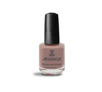 JESSICA Custom Colour Long Lasting Nail Polish, Queen of the Meadow, 14.8ml | Soft neutral creamy taupe shade, Chip resistant nail polish, Rich colour with high-gloss finish, Professional nail paint