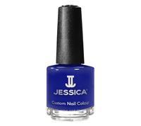 JESSICA Custom Colour Nail Polish | Long Lasting Nail Varnish with Salon Professional Finish | Award-Winning Polish, Helps Strengthen Nails | Cobalt Blue Crème | Electric Ocean | 14.8ml