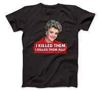 Jessica Fletcher Angela Lansbury T-Shirt Cotton Black