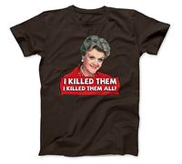 Jessica Fletcher Angela Lansbury T-Shirt Cotton Dark Chocolate