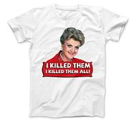 Jessica Fletcher Angela Lansbury T-Shirt Cotton White