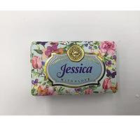 Jessica - Gift Soap Bar For Her Birthday Rose Scent Mum Grandmother Cleanser Lather Present Girl