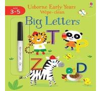 Jessica Greenwell Early Years Wipe-Clean Big Letters Paperback Book Jessica Greenwell Multicolor