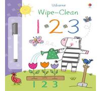 Jessica Greenwell Wipe-Clean 123 Paperback Book Jessica Greenwell Multicolor