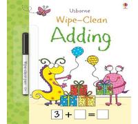 Jessica Greenwell Wipe-Clean Adding Paperback Book Jessica Greenwell Multicolor