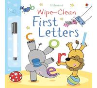 Jessica Greenwell Wipe-clean First Letters Paperback Book Jessica Greenwell Multicolor