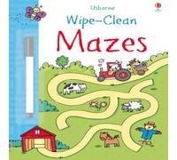 Jessica Greenwell Wipe-Clean Mazes Paperback Book Jessica Greenwell Multicolor