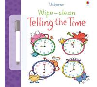 Jessica Greenwell Wipe-clean Telling the Time Paperback Book Jessica Greenwell Multicolor
