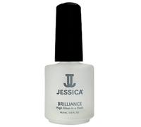 Jessica Nails Brilliance Top Coat In Clear Clear One Size