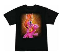 Jessica Rabbit Sexy Lady Movie Cult 80 Comedy Men Tee O-Neck Cotton T Shirt Black XXXL