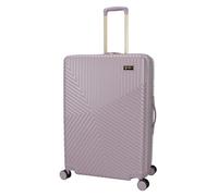 Jessica Simpson Abilene 30" Expandable 8-Wheel Spinner Large Checked Luggage Suitcase, Elderberry
