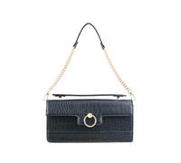Jessica Simpson Women's Brooke Clutch, Stylish Shoulder Bag with Chain Strap & Gold Accents, Meteorite Croco, One Size