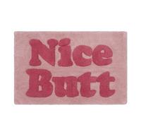 Jessica Simpson Cotton Bath Rug, Premium Overtufted Bathroom Rug, Machine Washable Decor, 20"x32", Nice Butt, Pink