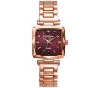 Jessica Simpson Diamond Collection Women's Square Dial Watch, Metal Band, Classic Quartz Movement, Elegant Dress Watch