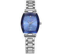 Jessica Simpson Diamond Collection Women's Watch, Classic Quartz, Metal Band, Barrle Faceted Crystal Face, Elegant Dress Watch for Women
