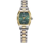 Jessica Simpson Diamond Collection Women's Watch, Classic Quartz, Metal Band, Barrle Faceted Crystal Face, Elegant Dress Watch for Women