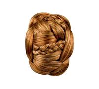 Jessica Simpson Hairdo Braided Chignon Clip In Hair Bun- Glazed Strawberry/Red B