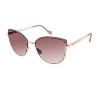 Jessica Simpson J5962 Refined UV Protective Metal Cat-Eye Sunglasses | Wear All-Year | The Gift of Glam, 57 mm, Rose Gold & Rose