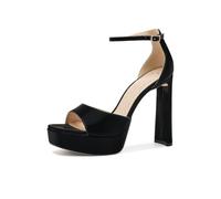 Jessica Simpson Telxia Ankle Strap Platform Sandals, Black 1, 8