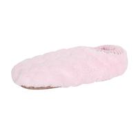 Jessica Simpson unisex adult Heart Plush Socks With Anti-skid Soles Slipper, Pink, Small-Medium US