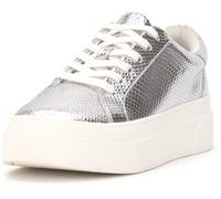 Jessica Simpson Women's Caitrona2 Sneaker, Silver, 8 UK
