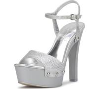Jessica Simpson Women's Calenta Sandal-Platform, Silver, 5 UK
