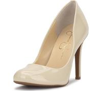 Jessica Simpson Women's Calie Pump, Soft Ivory Crinkle Patent, 5.5 UK