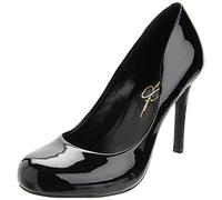 Jessica Simpson Women's Calie pumps shoes, Black Patent, 4 UK