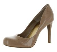 Jessica Simpson Women's Calie Round Toe Pump, Chai Latte/Super Patent, 3 UK