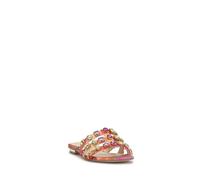 Jessica Simpson Women's Detta Heeled Sandal, Pink Red Combo, 5.5 UK