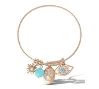 Jessica Simpson Womens Evil Eye Bracelet, One Size, Costume, no gemstone