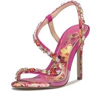 Jessica Simpson Women's Jaycin Heeled Sandal, Pink Combo, 4 UK