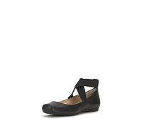 Jessica Simpson Women's Mandalaye Ballet Flat, Black/Black, 4 UK