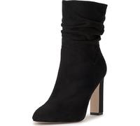 Jessica Simpson Women's Mixtesa Ankle Boot, Black Stretch Microsuede, 4 UK