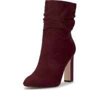 Jessica Simpson Women's Mixtesa Ankle Boot, Dark Cherry Stretch Microsuede, 3 UK