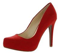 Jessica Simpson Women's PARISAH Pump, Red Mousse, 3.5 UK