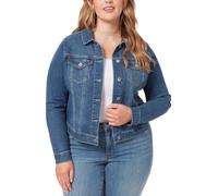 Jessica Simpson Women's Pixie Classic Feminine Fit Crop Jean Jacket, Mercer, M