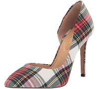 Jessica Simpson Women's Prizma D'Orsay Pump, White Combo, 7.5 UK