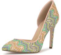 Jessica Simpson Womens Prizma8p2, Blue Green M, 6.5