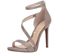 Jessica Simpson Women's Rayli2 Heeled Sandal, Gold, 5 UK