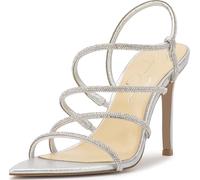 Jessica Simpson Women's Vioreena Pump, Silver, 7 UK