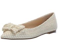 Jessica Simpson Women's Whirzle Ballet Flat, Natural/Gold, 7.5 UK