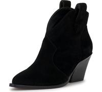 Jessica Simpson Women's Zadie Bootie Ankle Boot, Black Oiled Suede, 8 UK