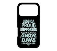 Jessica Supporter of Snow Days Jessica Christmas Winter Case for iPhone 17 Pro